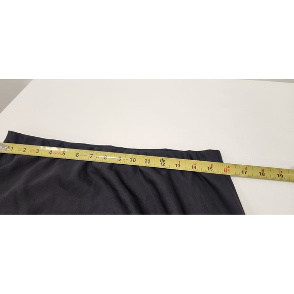 Jenni Kayne Skirt Womens Large Long  Black Pull On  Silky Blend - Picture 4 of 8
